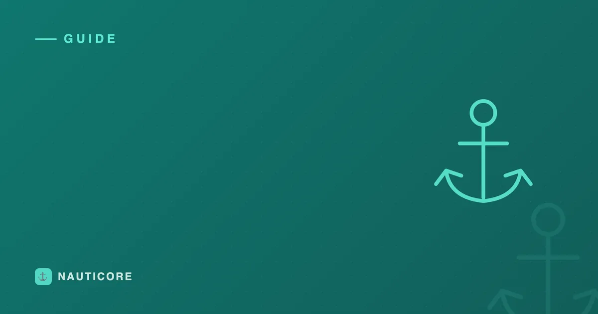 Anchor motif on a teal background — writing a cancellation policy for your club