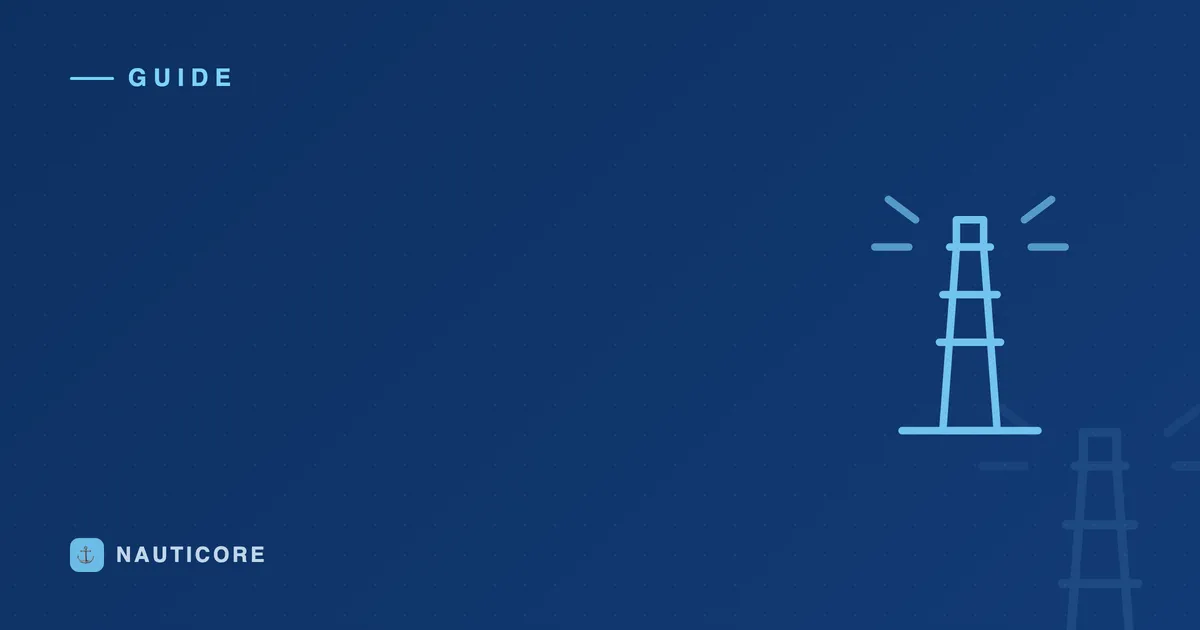 Lighthouse motif on a deep blue background — committee handover done properly