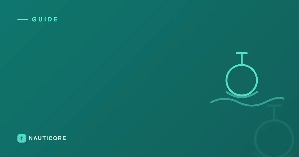Mooring buoy motif on a teal background — managing a club membership waiting list