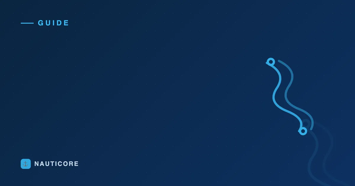 Rope knot motif on a navy background — shared boating models compared
